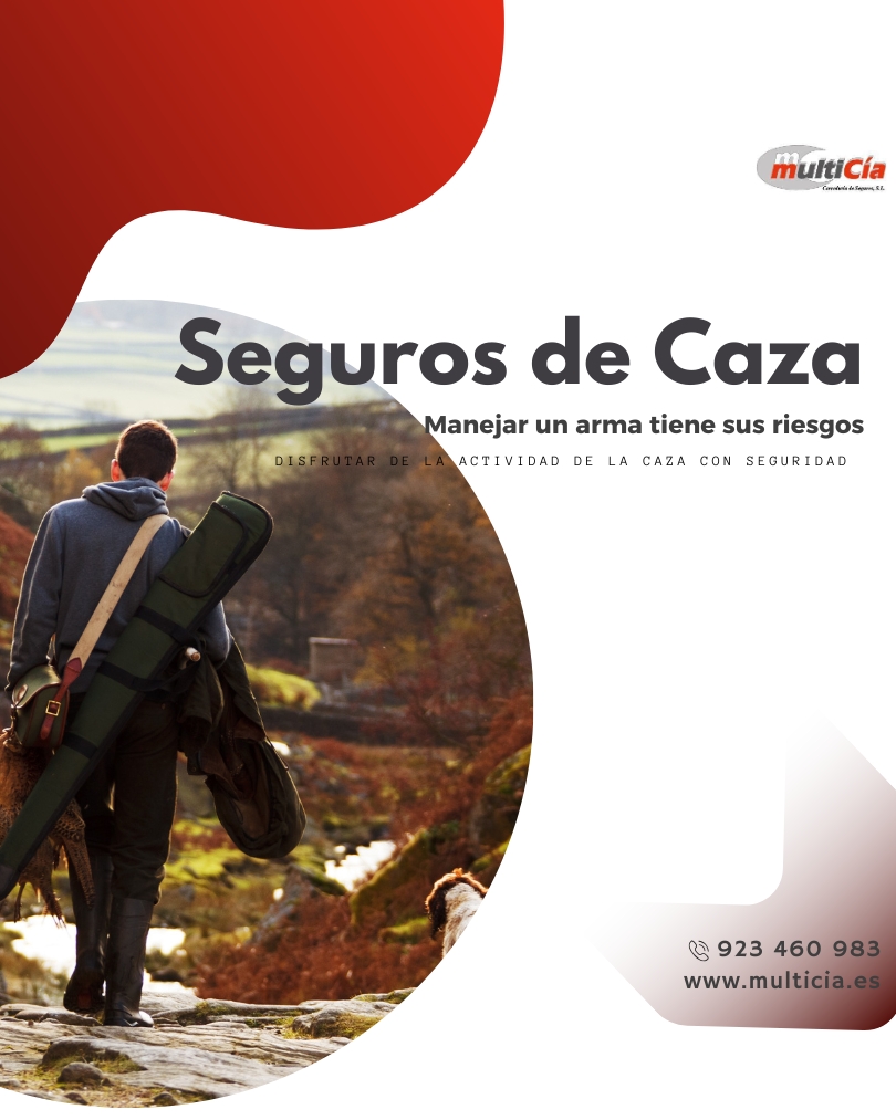 Seguro de caza personalizado para cazadores, protección y tranquilidad con Multicía Correduría de Seguros.