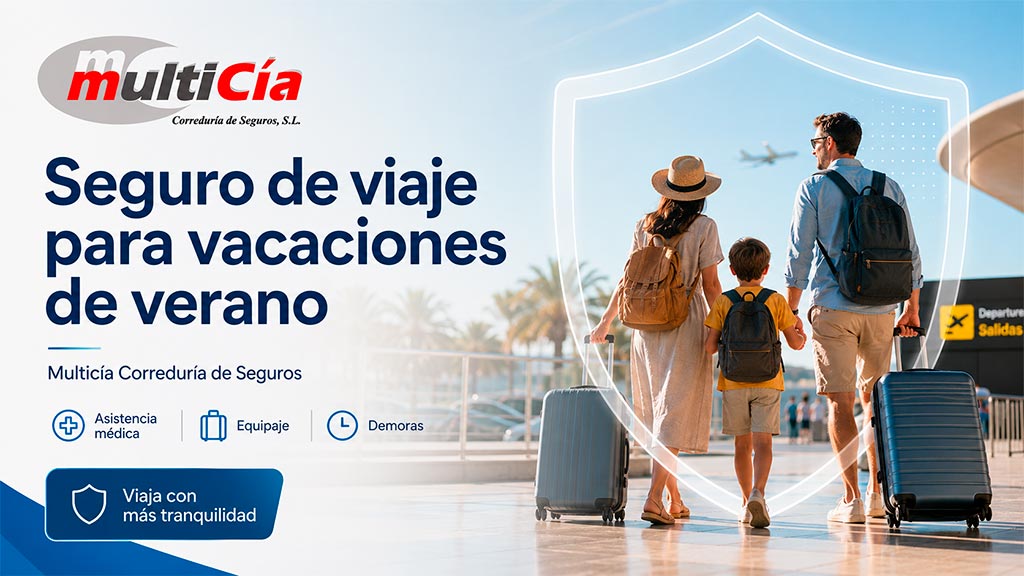 Familia preparando las maletas antes de viajar con seguro de viaje para vacaciones de verano